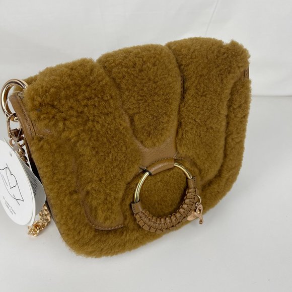See By Chloe Handbags - New See by Chloe Hana Shearling Leather Crossbody